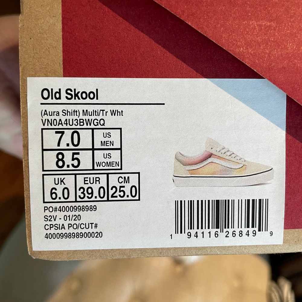 NWT Vans women’s tie dye shoe - Picture 5 of 5